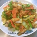 Best Fried Tofu w. Vegetable 素菜豆腐 in Eastvale, CA
